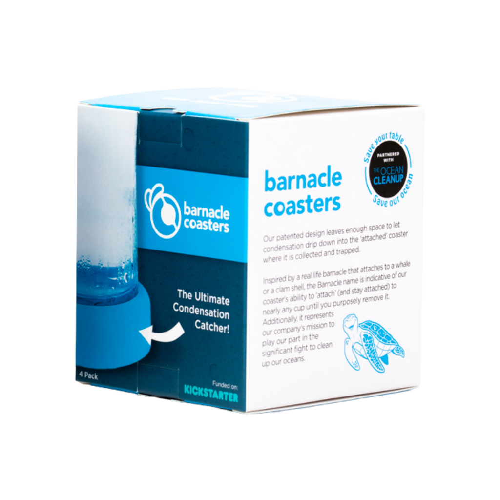 Barnacle Coasters: 4 Pack - Black