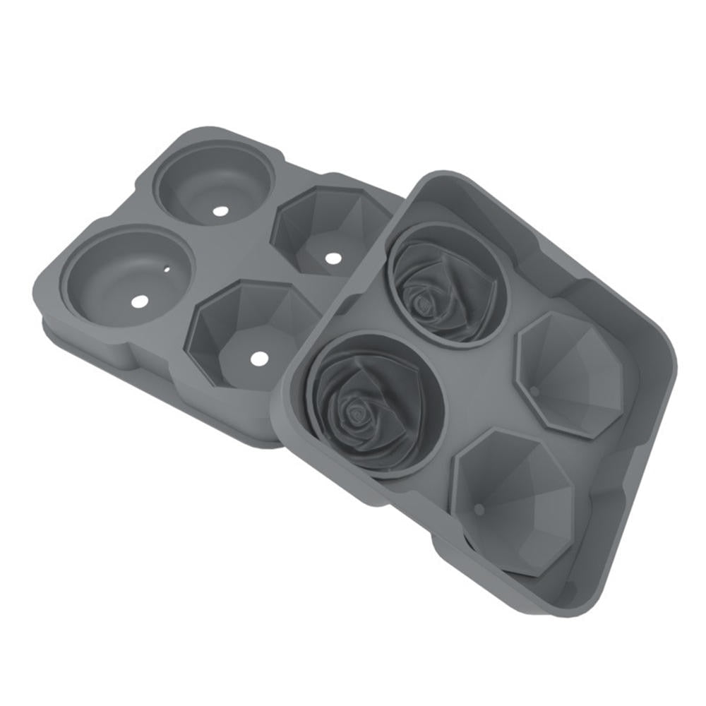 Rose & Diamond Shaped Reusable Ice Maker